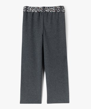 Pantalon en maille aspect flanelle fille - LuluCastagnette vue3 - LULUCASTAGNETTE - GEMO