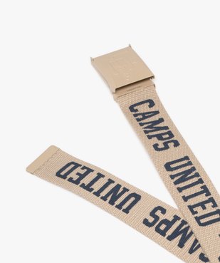 Ceinture en toile tissée homme - Camps United vue4 - CAMPS UNITED - GEMO