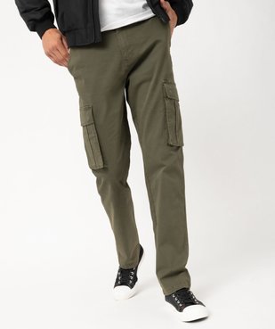 Pantalon cargo coupe Regular homme vue2 - GEMO 4G HOMME - GEMO