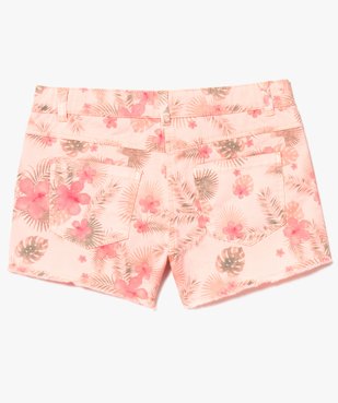 Short à motif tropical et bords frangés vue2 - GEMO (JUNIOR) - GEMO