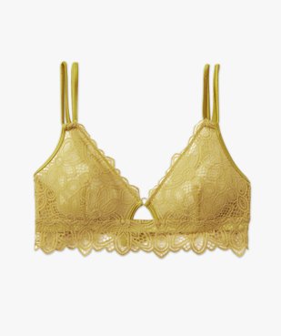 Soutien-gorge triangle en dentelle femme vue5 - GEMO(HOMWR FEM) - GEMO