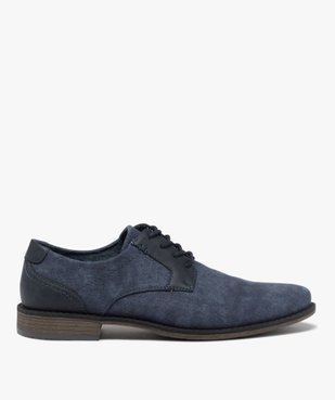 Derbies en toile homme vue1 - GEMO(URBAIN) - GEMO