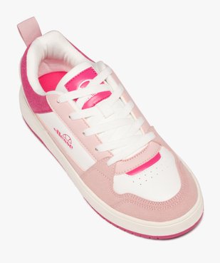 Baskets femme à lacets avec semelle épaisse colorée - Ellesse vue5 - ELLESSE - GEMO