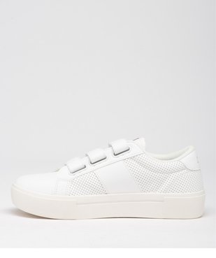 Baskets femme unies à triple scratch - Ellesse vue3 - ELLESSE - GEMO