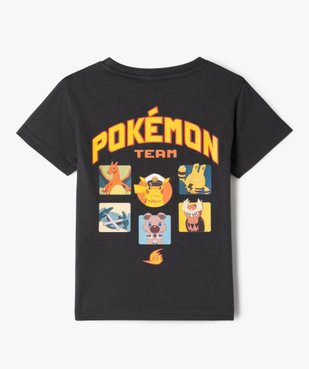 Tee-shirt manches courtes imprimé Pikachu garçon - Pokémon vue3 - POKEMON - GEMO