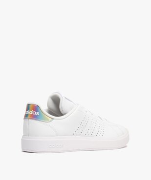 Baskets retro tennis unies à lacets femme – Adidas vue4 - ADIDAS - GEMO