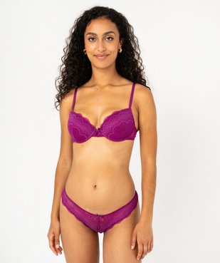 Soutien-gorge corbeille en dentelle à armatures vue5 - GEMO(HOMWR FEM) - GEMO