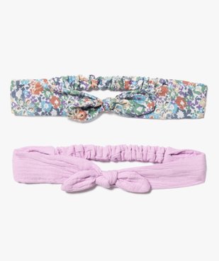 Bandeau pour les cheveux avec noeud fille (lot de 2) vue1 - GEMO (ACCESS) - GEMO