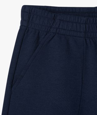 Short en maille légère avec revers garçon vue2 - GEMO (ENFANT) - GEMO