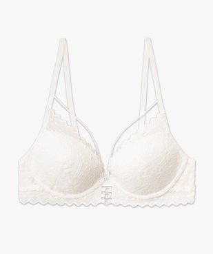 Soutien-gorge push-up à armatures en dentelle  vue4 - GEMO(HOMWR FEM) - GEMO