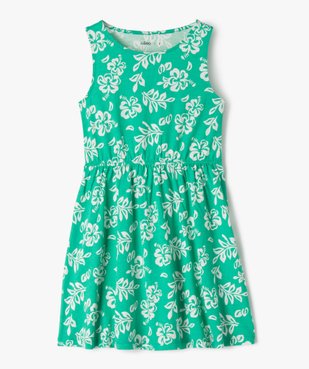 Robe sans manches à motifs fleuris fille vue1 - GEMO (ENFANT) - GEMO