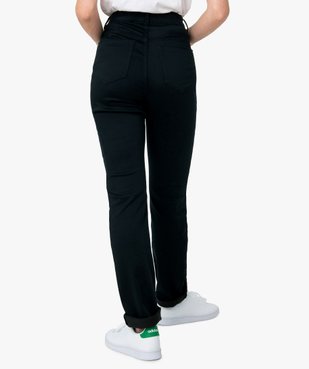 Pantalon femme coupe Regular en stretch vue3 - GEMO(FEMME PAP) - GEMO