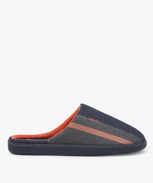 Chaussons homme mules d’intérieur dessus fantaisie - Isotoner vue1 - ISOTONER - GEMO