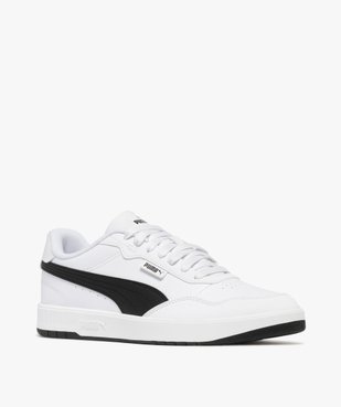 Baskets homme à logo contrastant Court Ultra Lite - Puma vue2 - PUMA - GEMO