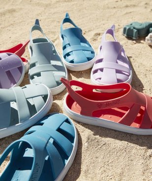 Sandales de plage fille extra souples - Boatilus vue6 - BOATILUS - GEMO