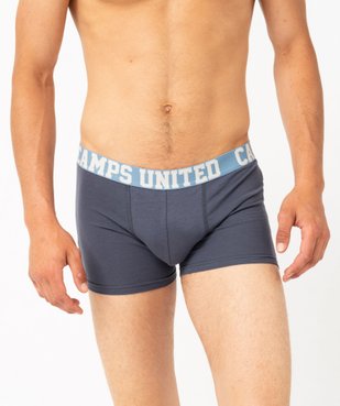 Boxer en coton stretch unis homme (lot de 2) - Camps United vue2 - CAMPS GEMO FOR GOOD - GEMO