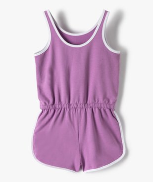 Combishort fille sportswear en jersey vue3 - GEMO (JUNIOR) - GEMO