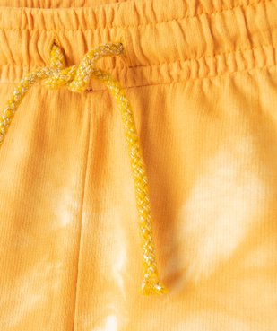 Short en maille avec ceinture élastique fille vue2 - GEMO (ENFANT) - GEMO