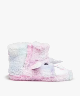 Chaussons montants en forme de licorne fille vue2 - GEMO (ENFANT) - GEMO