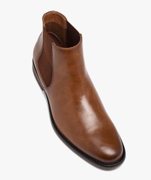 Boots homme unies style Chelsea  vue6 - GEMO(URBAIN) - GEMO