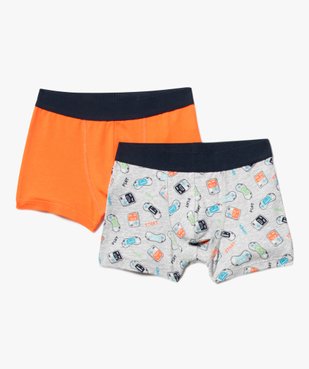 Boxers assortis motif jeu vidéo garçon (lot de 2)  vue1 - GEMO 4G GARCON - GEMO