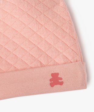 Bonnet à revers bébé fille - LuluCastagnette vue2 - LULU G4G - GEMO