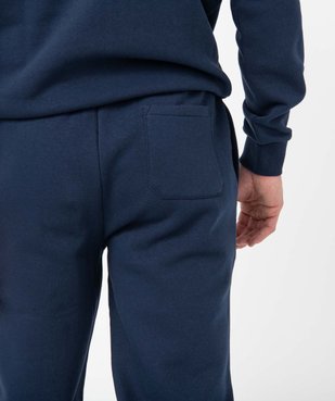 Pantalon de jogging molletonné homme vue5 - GEMO 4G HOMME - GEMO