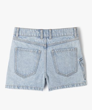 Short en jean multi-poches fille vue4 - GEMO 4G FILLE - GEMO