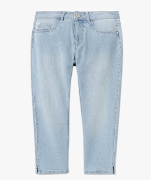 Pantacourt femme en jean coupe Slim vue11 - GEMO(FEMME PAP) - GEMO