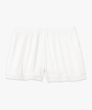 Short de pyjama femme avec bas brodé vue4 - GEMO(HOMWR FEM) - GEMO