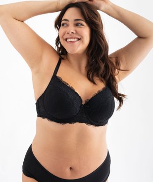 Soutien-gorge grande taille à armatures et coques fines  vue6 - GEMO(HOMWR FEM) - GEMO