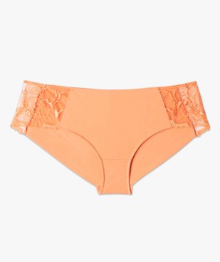 Shorty femme en microfibre et dentelle vue4 - GEMO(HOMWR FEM) - GEMO