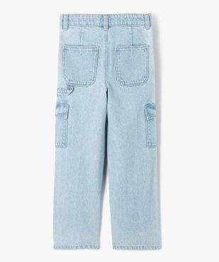 Jean Cargo Straight avec taille ajustable fille  vue7 - GEMO (ENFANT) - GEMO