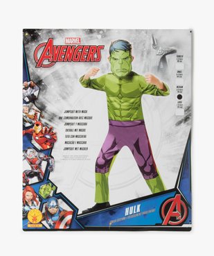 Déguisement enfant Hulk - Marvel (2 pièces) vue2 - MARVEL - GEMO