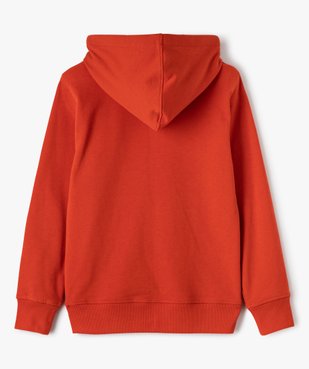 Sweat à capuche avec fermeture zippée garçon vue3 - GEMO (JUNIOR) - GEMO