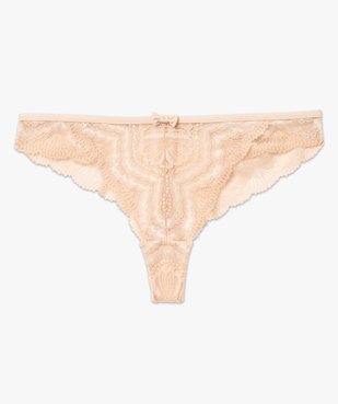 Culotte en dentelle femme vue4 - GEMO(HOMWR FEM) - GEMO