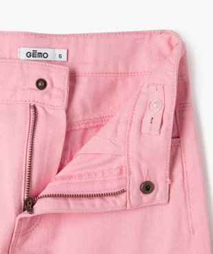 Pantalon cargo wide leg à taille ajustable fille vue3 - GEMO (ENFANT) - GEMO