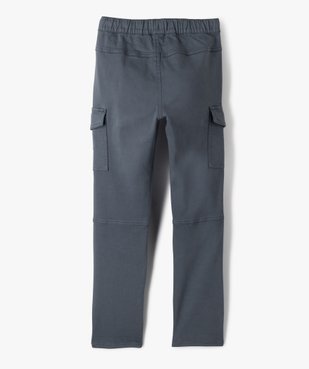 Pantalon cargo regular en maille extensible garçon - Camps United vue3 - CAMPS - GEMO