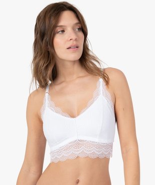 Soutien-gorge post-opératoire en dentelle vue1 - GEMO(HOMWR FEM) - GEMO