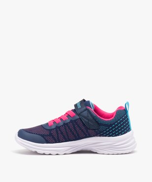 Baskets fille running en mesh à reliefs - Skechers  vue3 - SKECHERS - GEMO