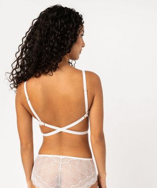 Soutien-gorge à armatures avec bretelles multipositions vue9 - GEMO 4G FEMME - GEMO