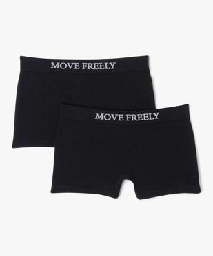 Boxers sans coutures fille (lot de 2) vue1 - GEMO 4G FILLE - GEMO