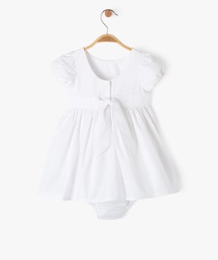 Ensemble 2 pièces robe de cérémonie et bloomer bébé fille vue4 - GEMO(BEBE DEBT) - GEMO