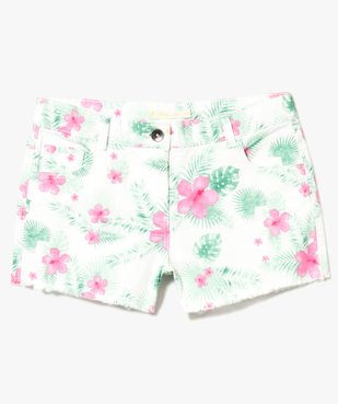 Short à motif tropical et bords frangés vue1 - GEMO (JUNIOR) - GEMO