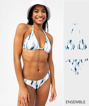 Ensemble maillot de bain deux pièces tie and dye  - GEMO