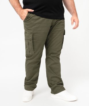 Pantalon cargo coupe Regular homme vue8 - GEMO 4G HOMME - GEMO