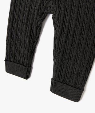 Pantalon bébé en maille torsadée (lot de 2) vue3 - GEMO(BB COUCHE) - GEMO