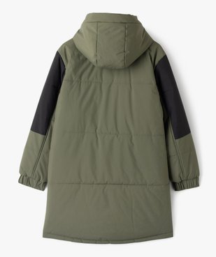 Manteau à capuche matelassé garçon vue4 - GEMO 4G GARCON - GEMO