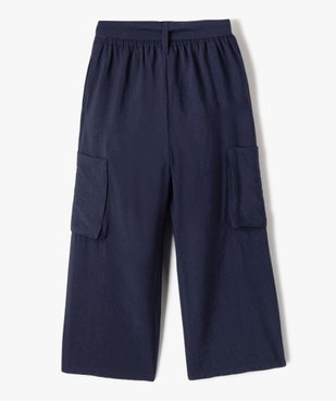 Pantalon large avec poches sur les cuisses fille vue4 - GEMO (ENFANT) - GEMO