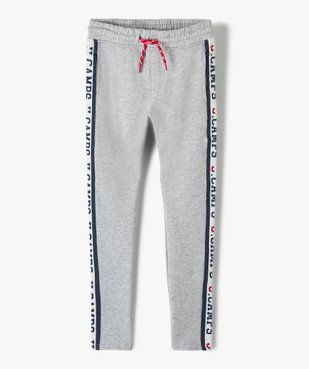 Pantalon de sport garçon chiné à larges bandes imprimés - Camps United vue1 - CAMPS UNITED - GEMO